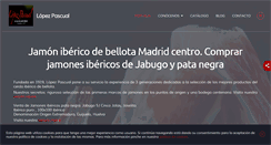 Desktop Screenshot of jamonesenmadrid.com