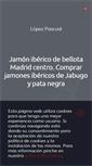 Mobile Screenshot of jamonesenmadrid.com